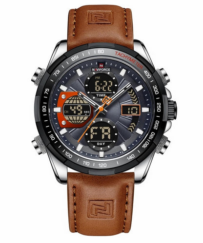 HOTAIMES Watch for Men Sport Military Waterproof Chronograph Mens Watches Analog Quartz Big Face Classic Stylish Fashion Casual Designer Business Work Wrist Watch Elegant Gift for Men