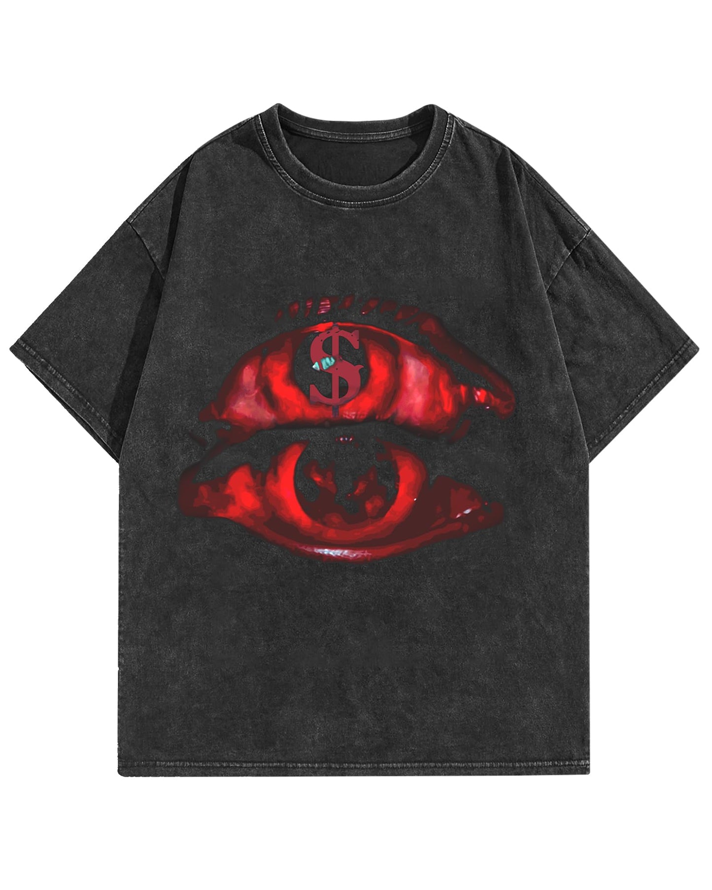 HOTBAPHITY Mens Graphic Tees Acid Washed Y2K Vintage Streetwear T-Shirt Summer | Short Sleeve Drop Shoulder Distressed Gym Workout Boyfriend Tops Summer