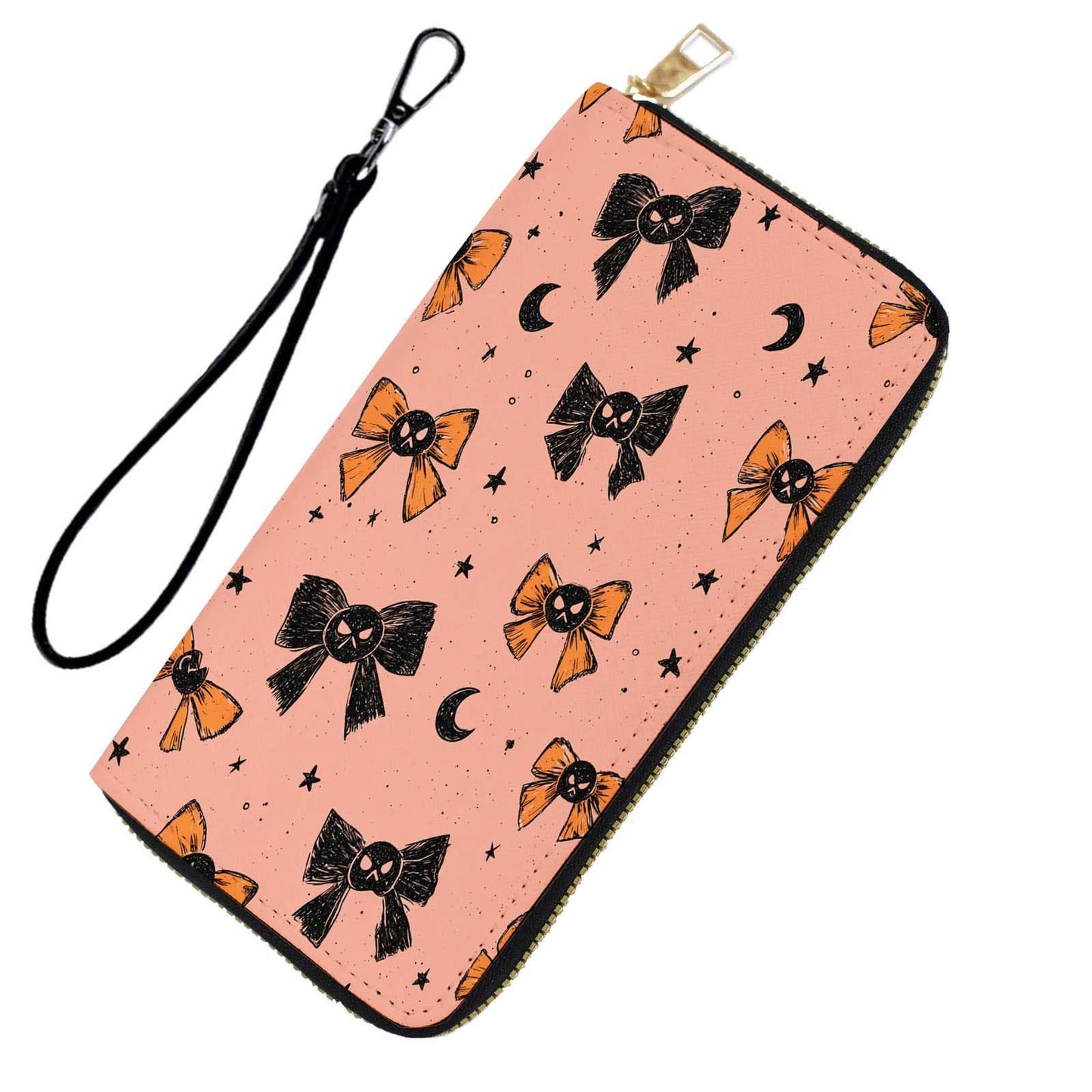 HOTRFID Blocking Wristlet Wallet for Women & Teen Girls-Large Capacity Leather Phone Clutch with Removable Strap,