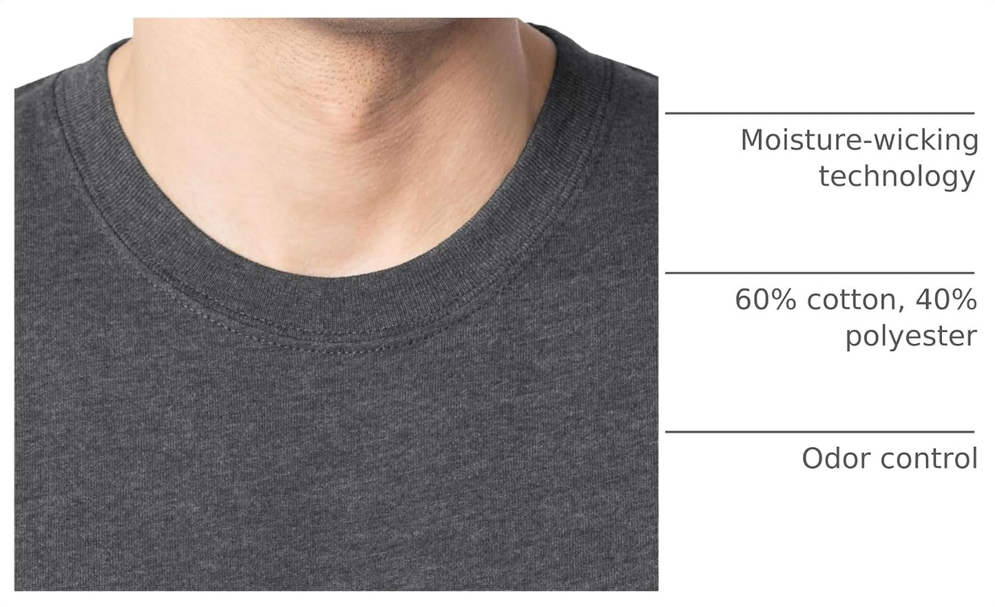 HOTFruit of the Loom Men's Eversoft Cotton Sleeveless T Shirts, Breathable & Moisture Wicking with Odor Control, Sizes S-4X