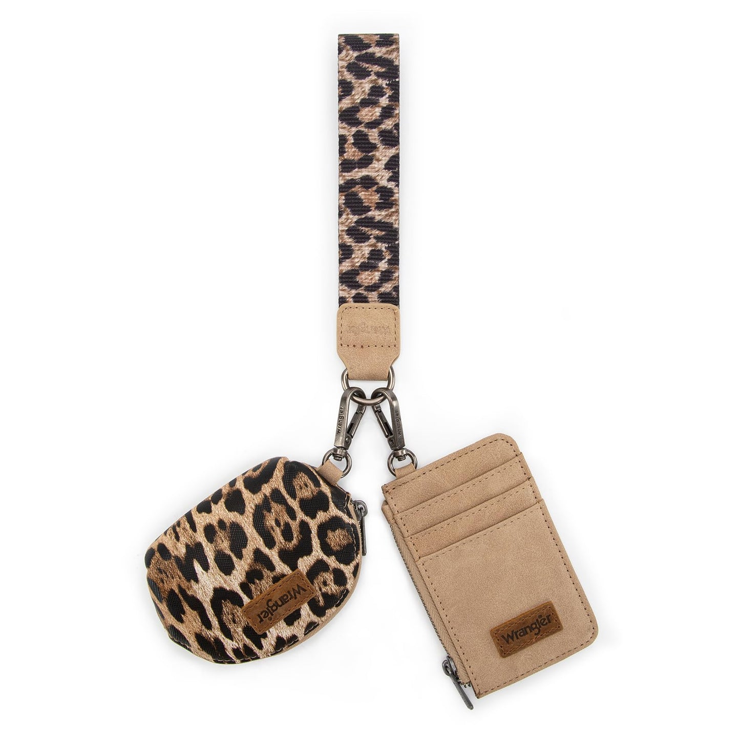 HOTWrangler Keychain Wristlet Wallets for Women Western Dual Pouch Wristlet Credit Card Holder Wallet