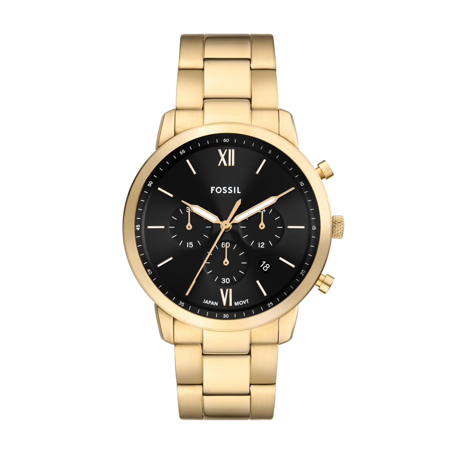HOTFossil Men's Watch, Neutra Quartz Stainless Steel Chronograph Watch for Men