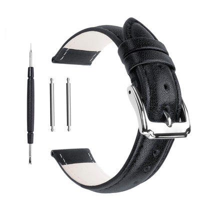 HOT14mm 16mm 18mm 20mm 22mm Calf Leather Watch Band, Extra Soft Watch Strap for Men Women
