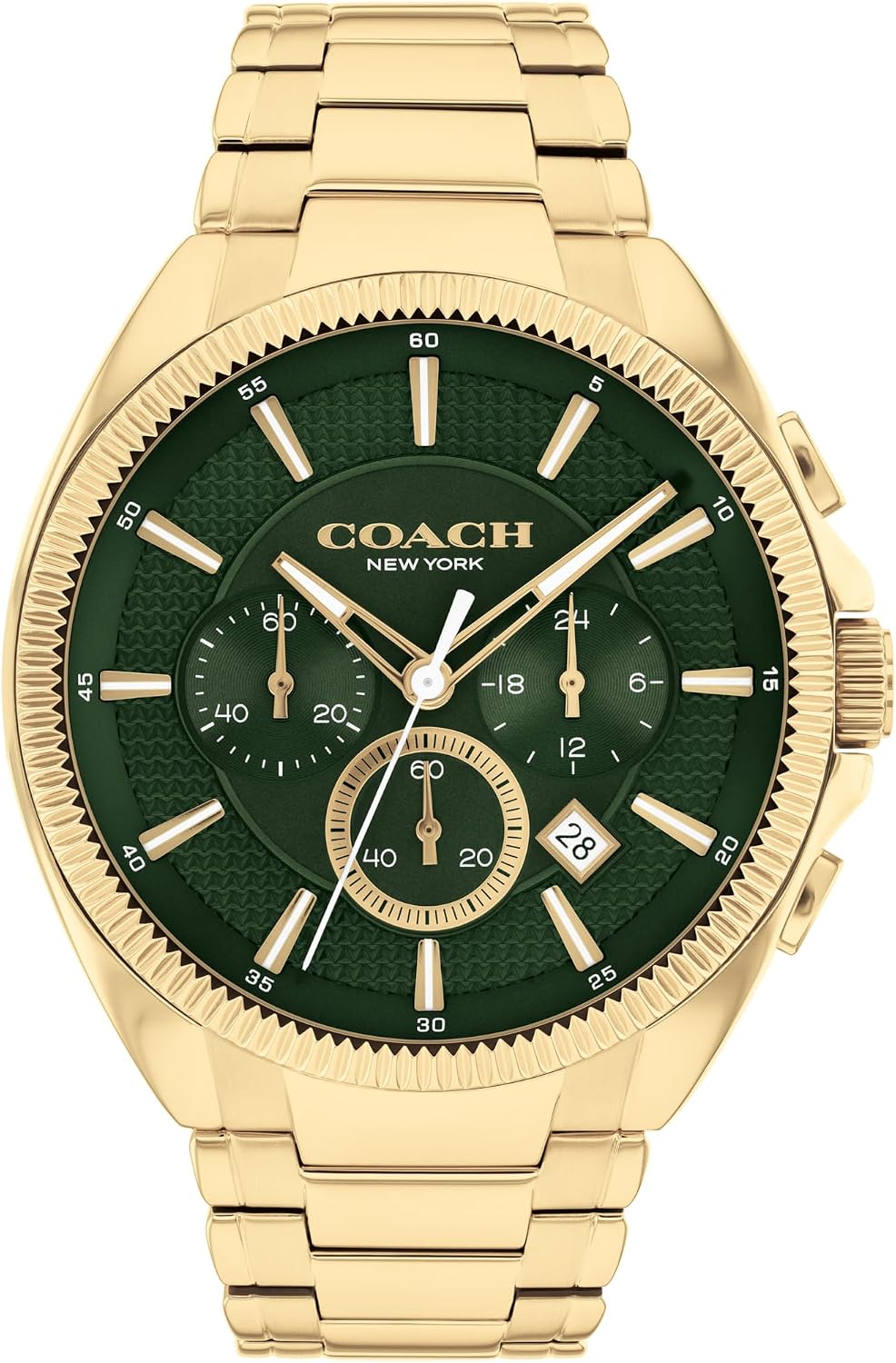 HOTCoach Jackson Men's Chronograph Watch - Date Window and Subdials for Hours, Minutes, Seconds - Water Resistant 3 ATM/30 Meters - Gift for Him - Premium Fashion Timepiece for Everyday Wear - 45mm
