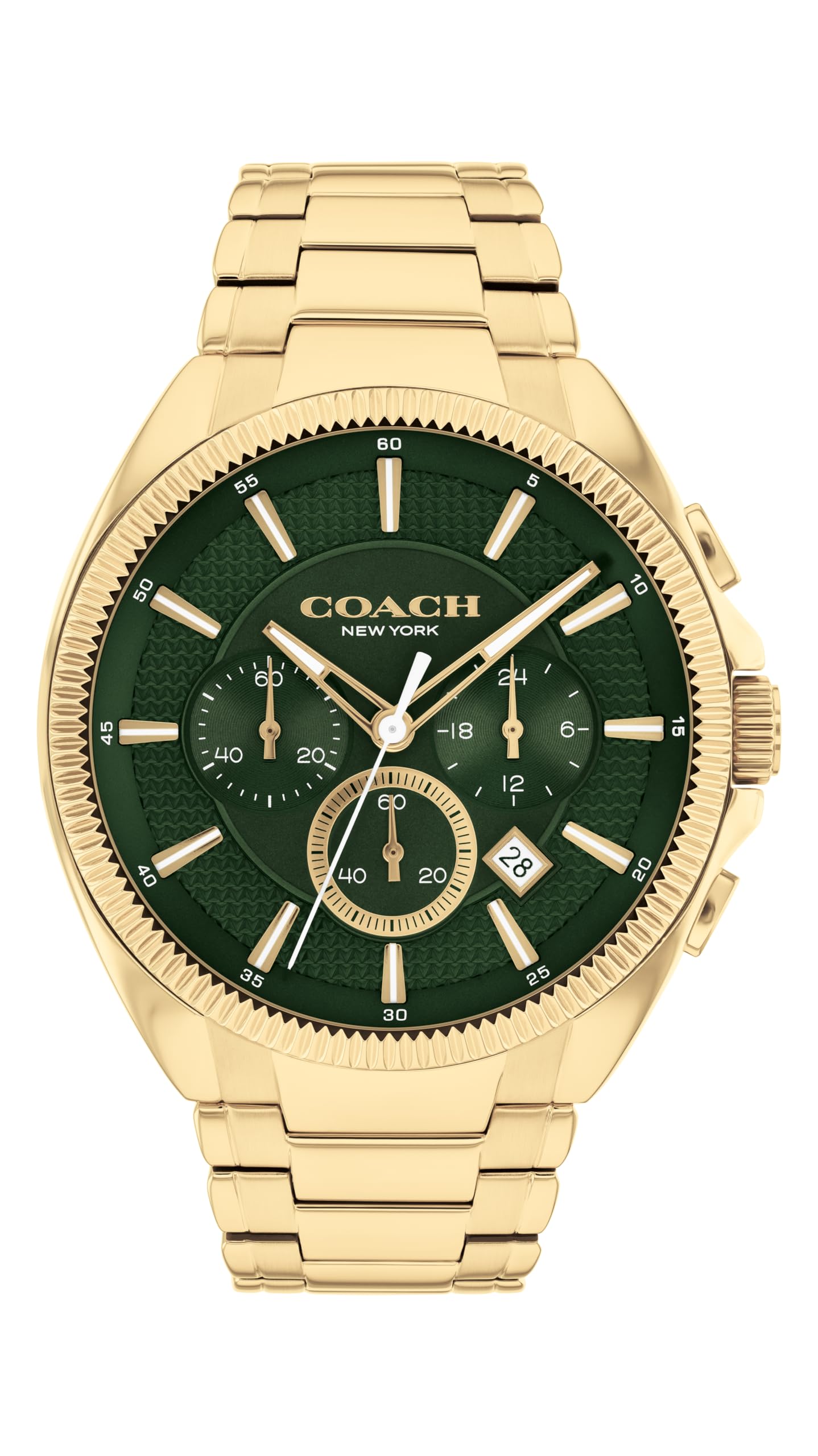 HOTCoach Jackson Men's Chronograph Watch - Date Window and Subdials for Hours, Minutes, Seconds - Water Resistant 3 ATM/30 Meters - Gift for Him - Premium Fashion Timepiece for Everyday Wear - 45mm