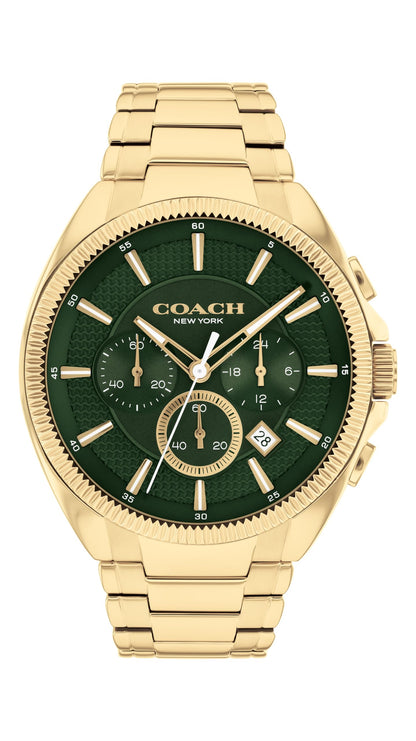 HOTCoach Jackson Men's Chronograph Watch - Date Window and Subdials for Hours, Minutes, Seconds - Water Resistant 3 ATM/30 Meters - Gift for Him - Premium Fashion Timepiece for Everyday Wear - 45mm