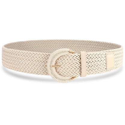 HOTBraided Belt for Women Dress Summer Ladies Woven Wide Boho Belt for Jeans