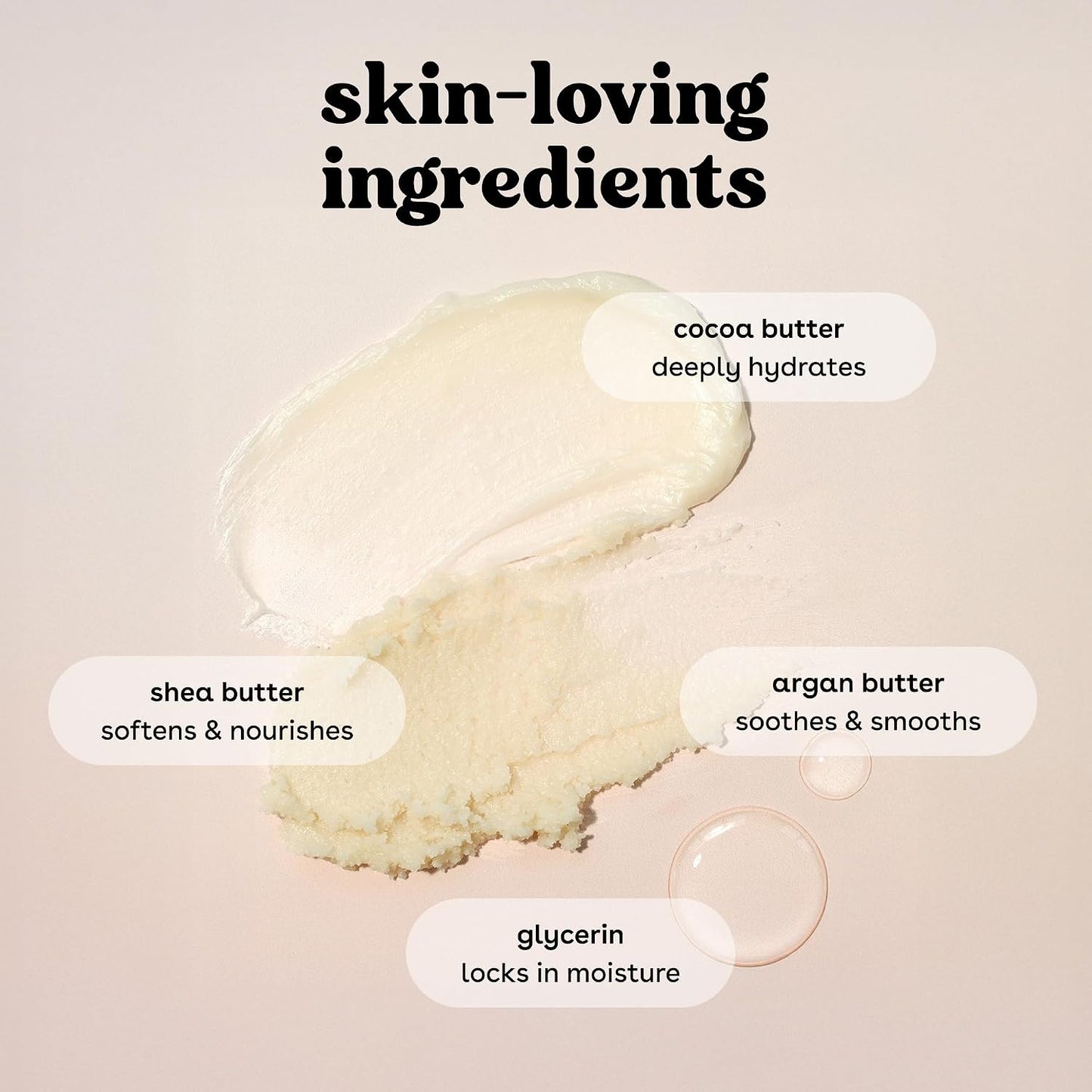 HOTeos Cashmere Whipped Oil Body Butter, Vanilla Cashmere, 72 Hour Weightless Moisture For Dry Skin, Rich Formula and Deep Hydration, Body Care, 10 oz