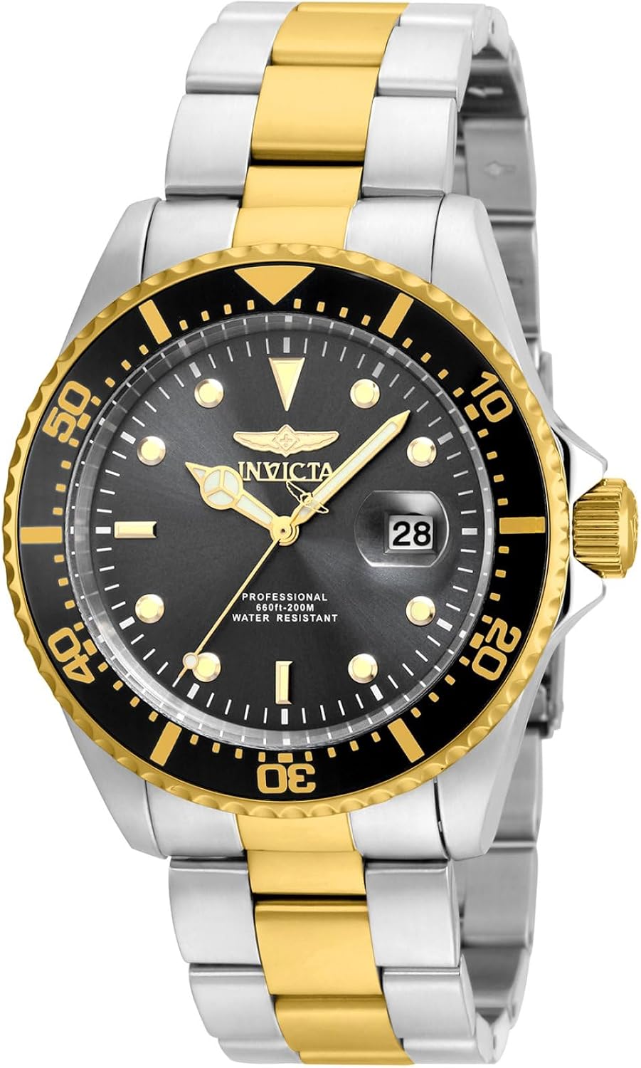 HOTInvicta Men's 22019 Pro Diver Analog Display Quartz Silver Watch