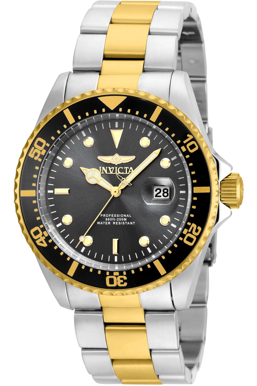 HOTInvicta Men's 22019 Pro Diver Analog Display Quartz Silver Watch