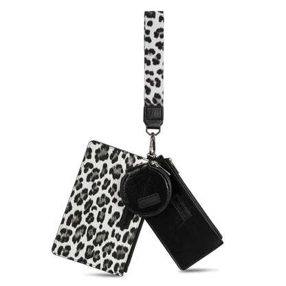 HOTMontana West X Wrangler Keychain Wristlet Wallets for Women Dual Pouch Wristlet with Zipper Coin Purse Large Capacity and Easy to Carry