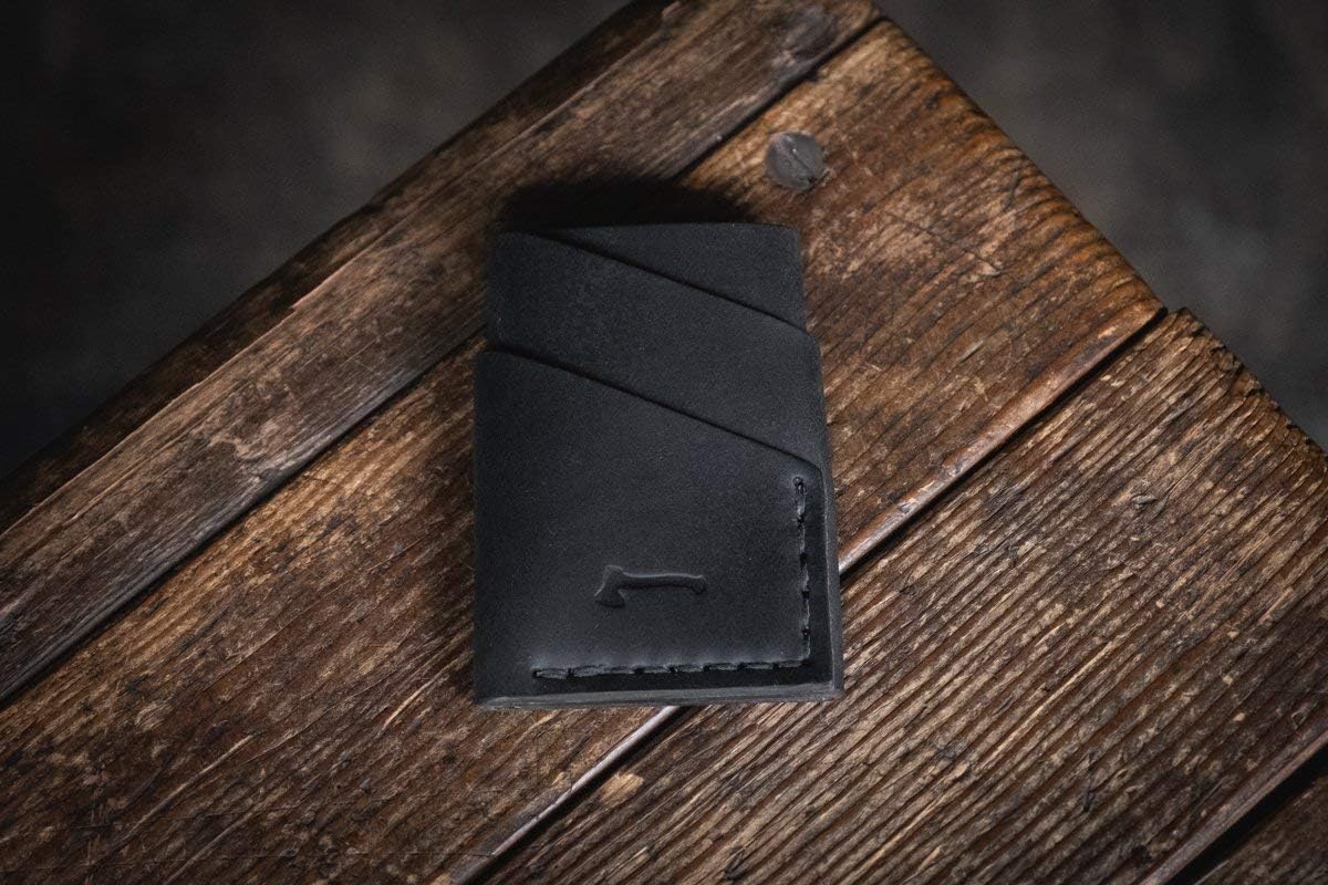 HOTPort Wallet, Handmade Minimal Leather Card Wallet by Craft and Lore