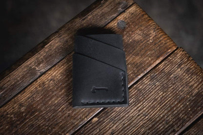 HOTPort Wallet, Handmade Minimal Leather Card Wallet by Craft and Lore