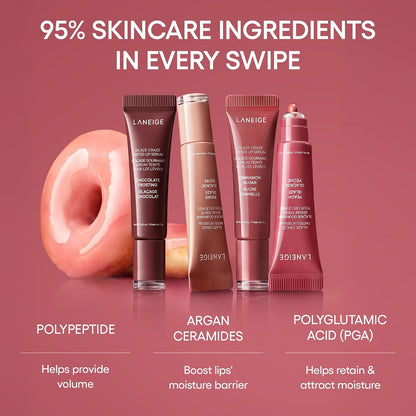 HOTGlaze Craze Tinted Lip Serum: Hydrating, Lip Barrier-Boosting, Softening Lip Serum Treatment for Glossy & Buildable Shine
