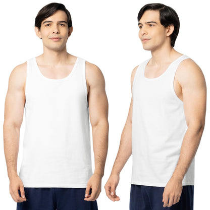 HOTFruit of the Loom Men's Eversoft Cotton Sleeveless T Shirts, Breathable & Moisture Wicking with Odor Control, Sizes S-4X