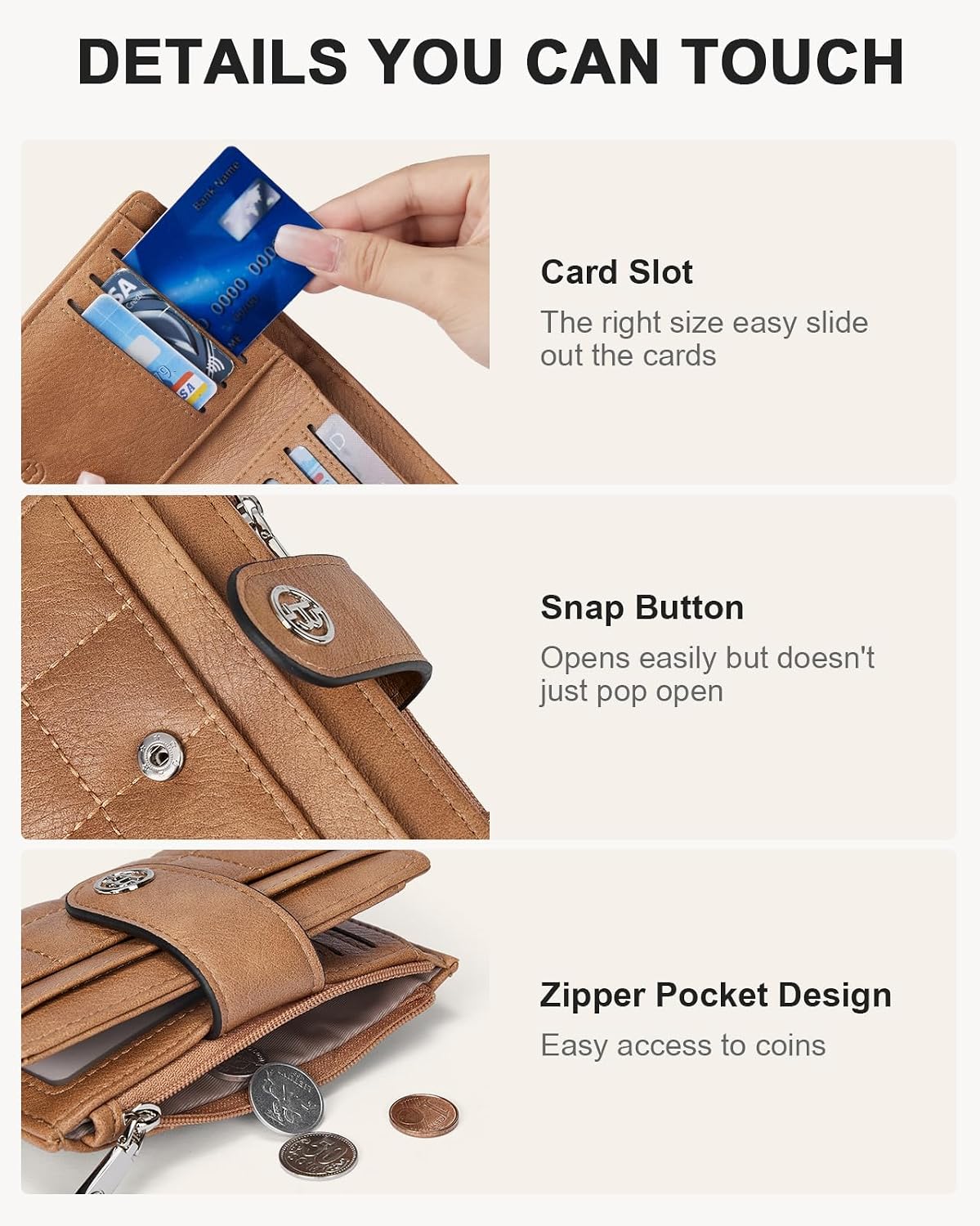 HOTBOSTANTEN Quilted Crossbody Bags for Women ＆ Credit Card Holder Wallet RFID Blocking