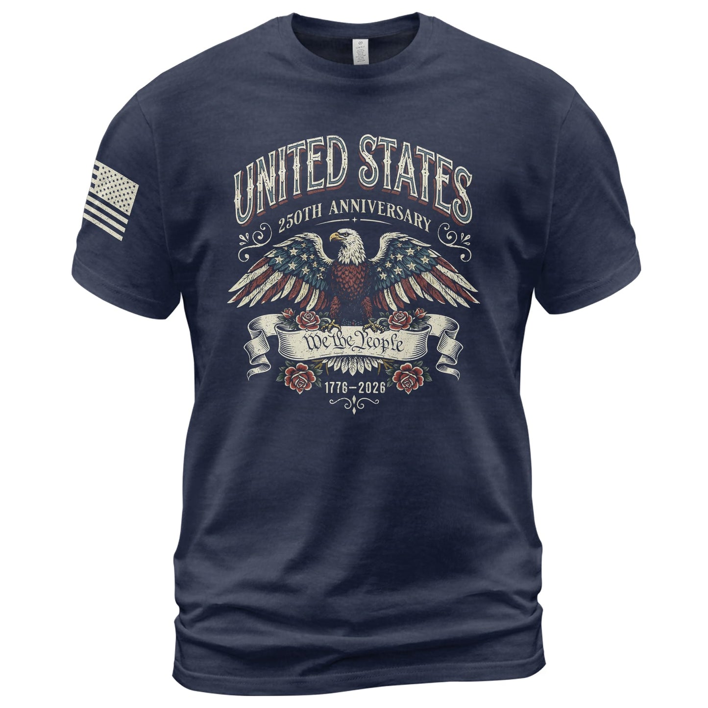 HOTPatriotic Shirts for Men, USA Eagle Graphic Shirts for Men | Mark 250 years of American spirit with these unique commemorative tees, designed for bold style and lasting comfort