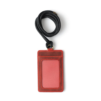 HOTHandmade Leather Card Holder Wallet, Leather Minimalist Wallet with ID Card Holder, Slim Bifold ID Wallet