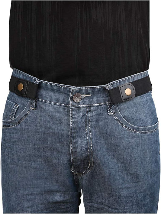HOTXZQTIVE No Buckle Invisible Elastic Stretch Belt for Men/Women Fits waist 24-50in Father Day Gift