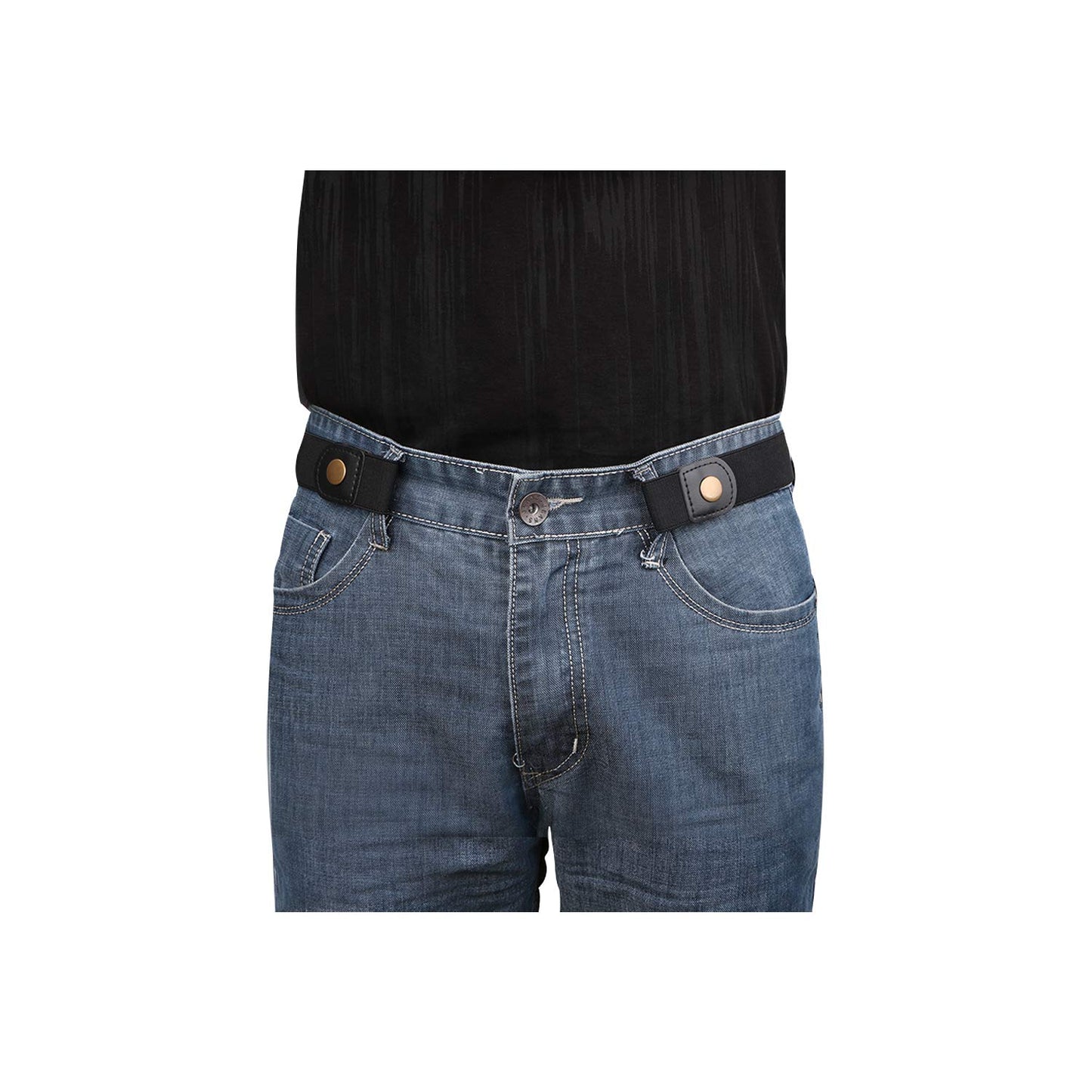 HOTXZQTIVE No Buckle Invisible Elastic Stretch Belt for Men/Women Fits waist 24-50in Father Day Gift