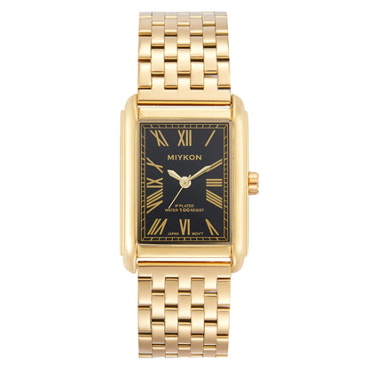 HOTMiykon Vintage Dress Watches for Men – Square Tank Watch with Solid Stainless Steel Bracelet, Mens Dress Watches – Japanese Quartz, Waterproof to 100ft