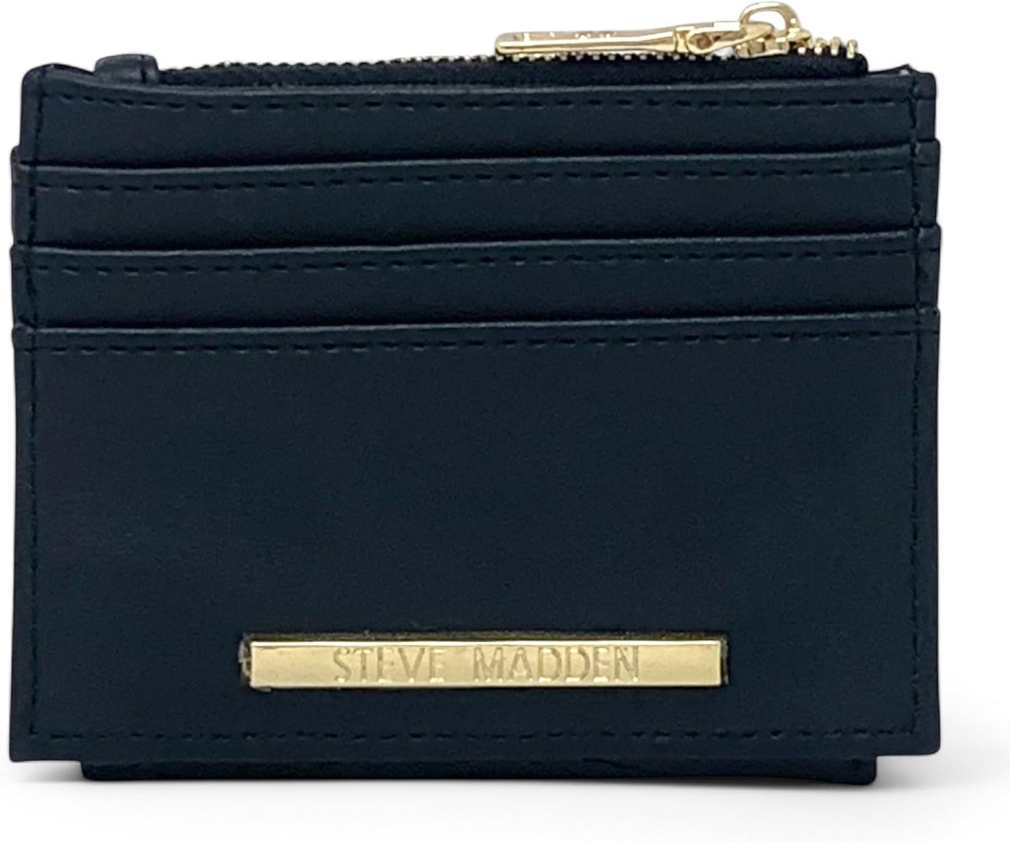 HOTSteve Madden BHayden Wallet (Black Quilted w/ Gold, One Size)