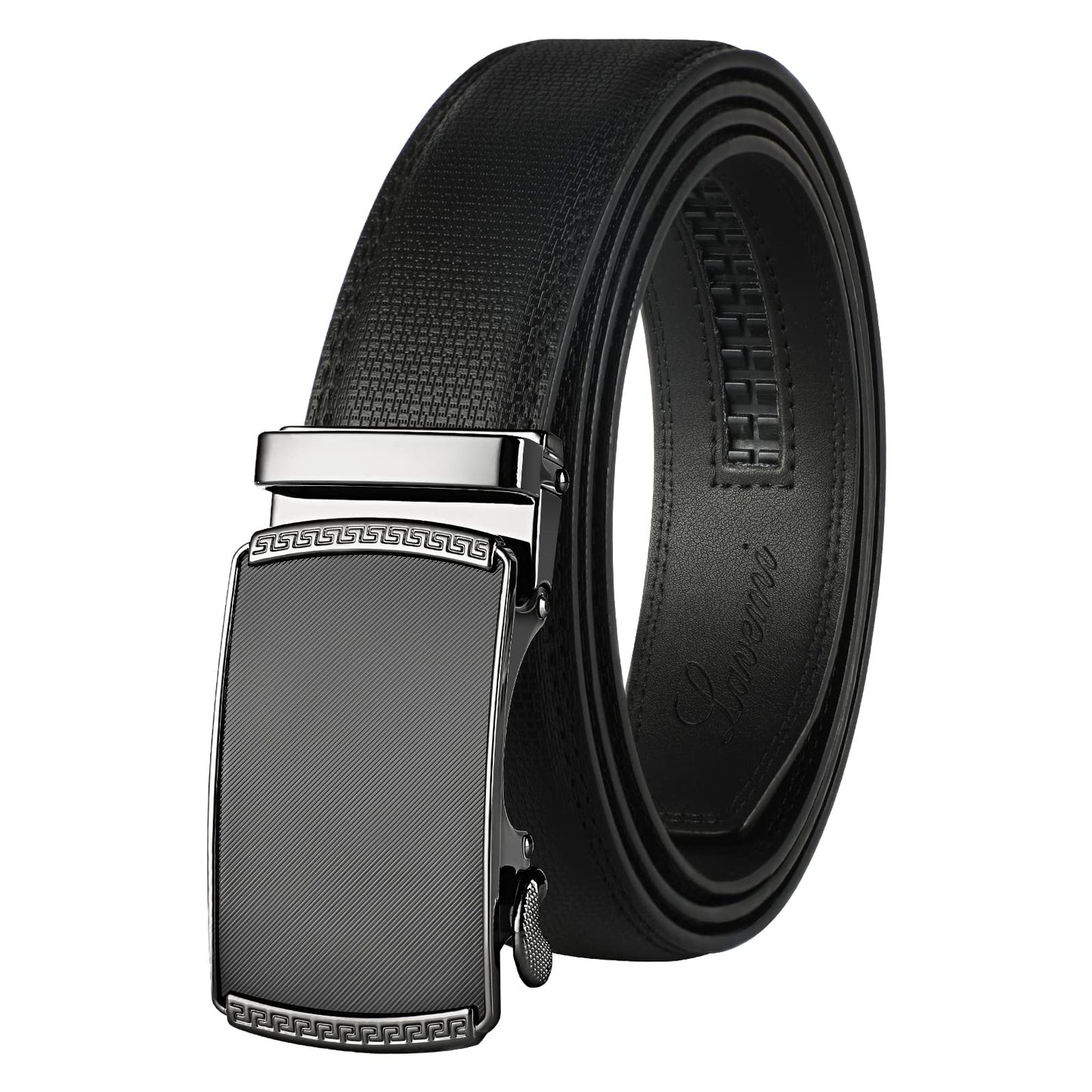 HOTLavemi Men's Real Leather Ratchet Dress Casual Belt, Cut to Exact Fit,Elegant Gift Box