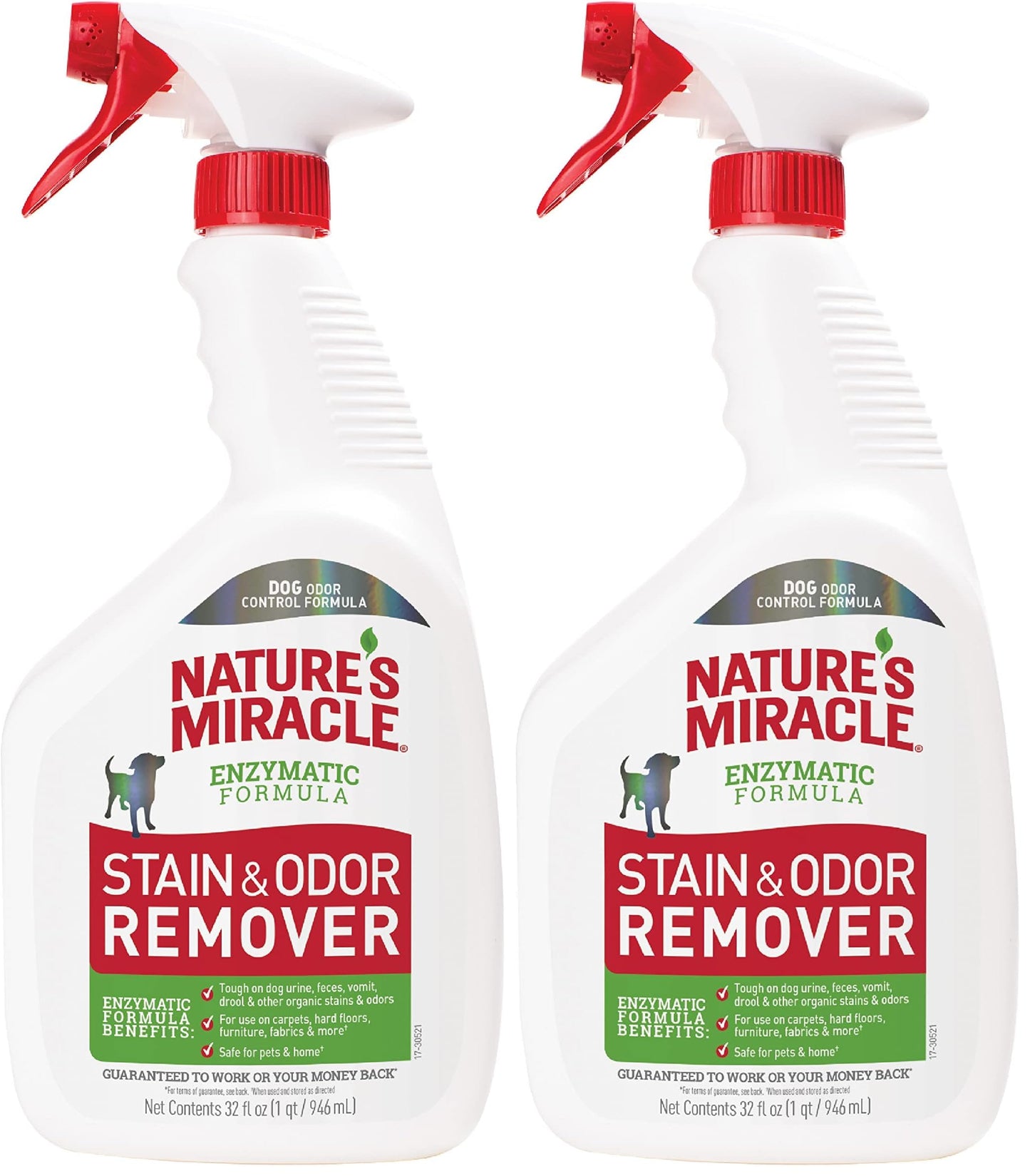 HOTNature’s Miracle Stain and Odor Remover Dog, 32 Ounces, Everyday Mess Enzymatic Odor Control Formula