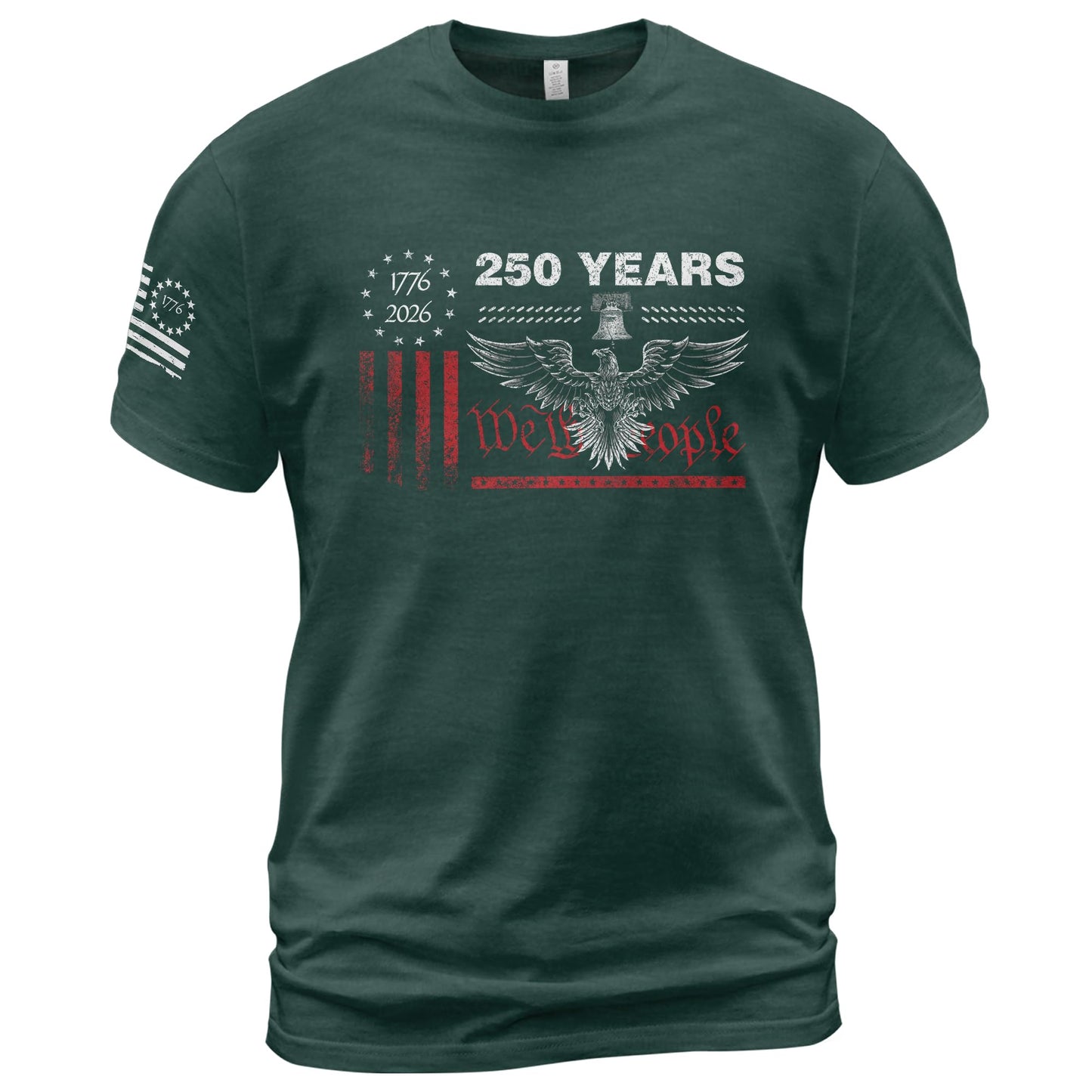 HOT250th Anniversary USA T-Shirt, Patriotic Shirts for Men | This patriotic 1776-2026 shirt honors the historic anniversary milestone, delivering a classic graphic tee for men