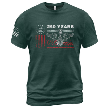 HOT250th Anniversary USA T-Shirt, Patriotic Shirts for Men | This patriotic 1776-2026 shirt honors the historic anniversary milestone, delivering a classic graphic tee for men