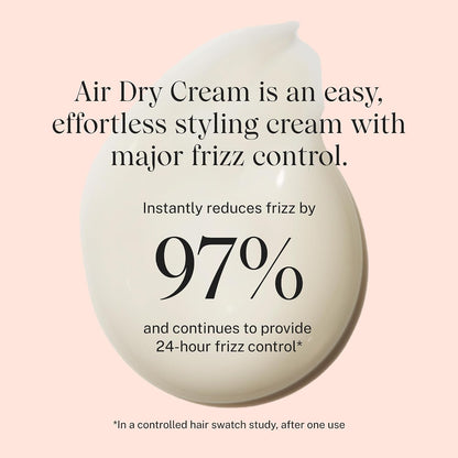 HOTJVN No Heat Complete Air Dry Cream, 5 Fl Oz | Enhances Natural Texture - For Curly & Wavy Hair - Silicone Free