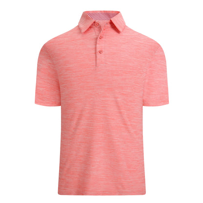 HOTAlex Vando Mens Golf Shirt Moisture Wicking Quick-Dry Short Sleeve Polo | UPF40,Soft & stretch,Sweat resistant,Multi-scene sports & office apparel