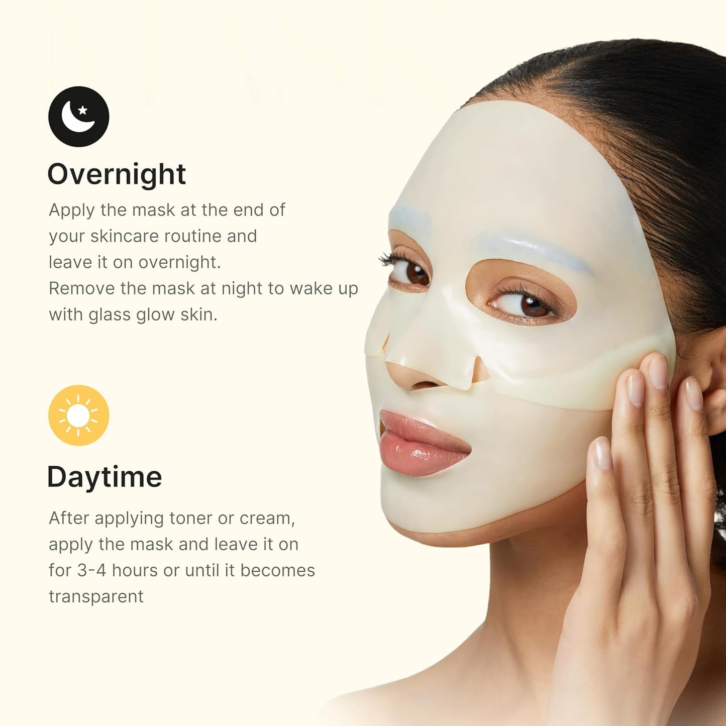 HOTmedicube Jelly Gel Mask with Brightening Kojic Acid Turmeric | Overnight Face Mask for Glass Glow Skin | Elasticity, Hydrating, Firming and Radiance Boosting | Korean Skincare, 28g x 4ea