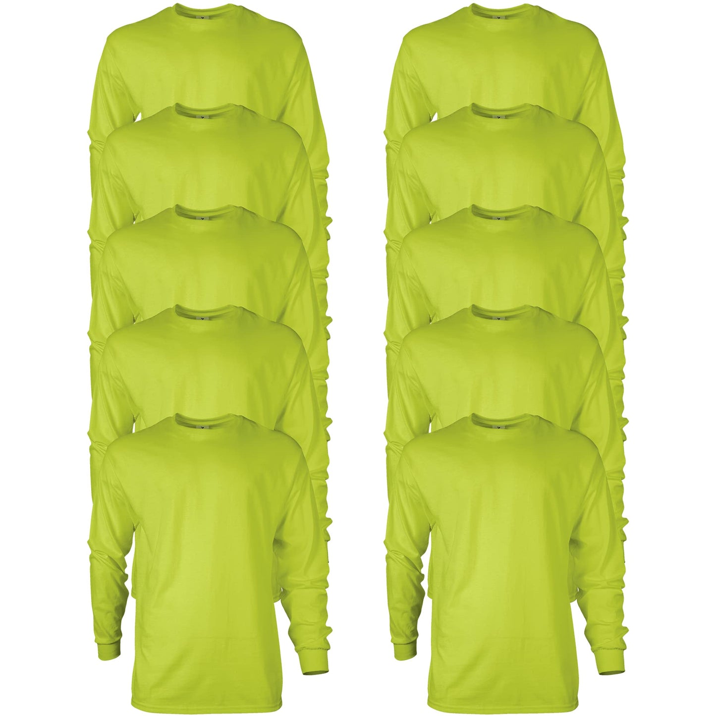 HOTGildan Adult Ultra Cotton Long Sleeve T-Shirt, Style G2400, Multipack