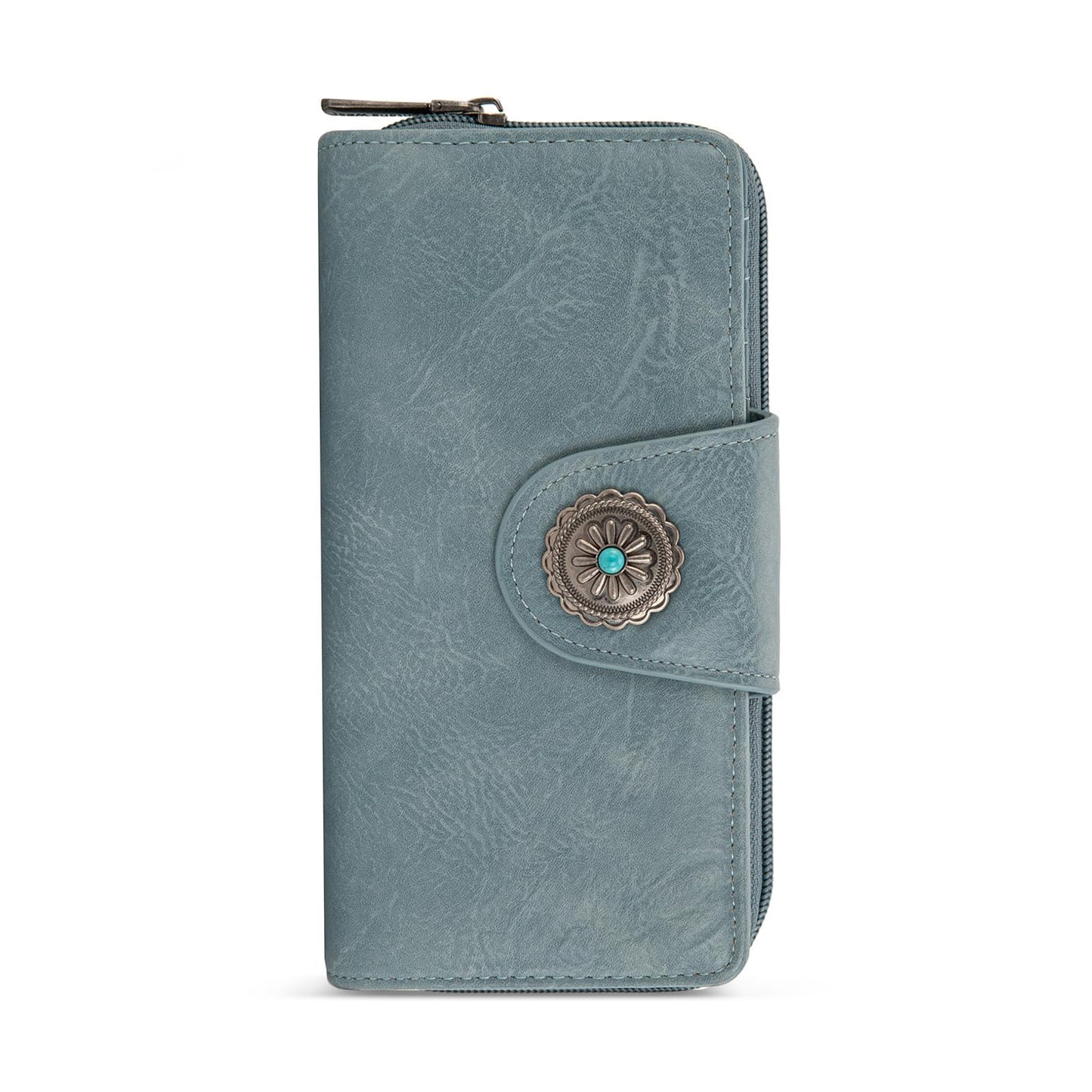 HOTMontana West Women's Wallets Western Sunflower Wallet Women Large Capacity Credit Card Wallet Ladies Female Bifold Clutch Wallets with ID Window and Coin Purse