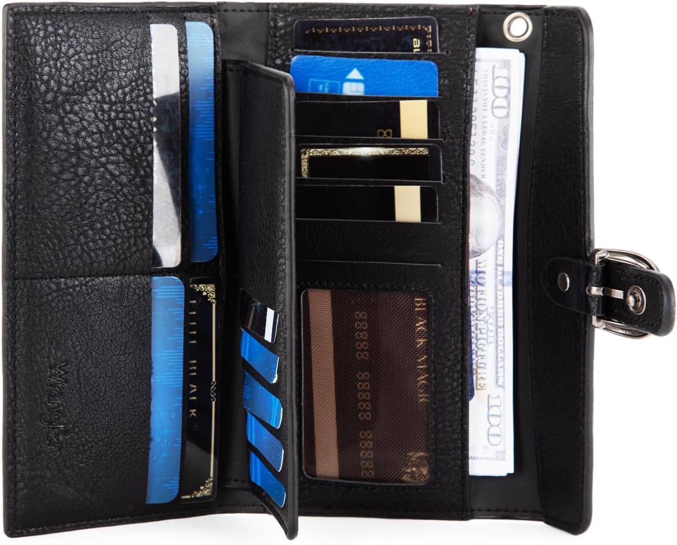HOTMontana West X Wrangler Womens Wallet Western Wristlet for Women Rfid Wallet with Detachable Credit Card Holder