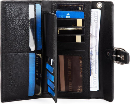 HOTMontana West X Wrangler Womens Wallet Western Wristlet for Women Rfid Wallet with Detachable Credit Card Holder