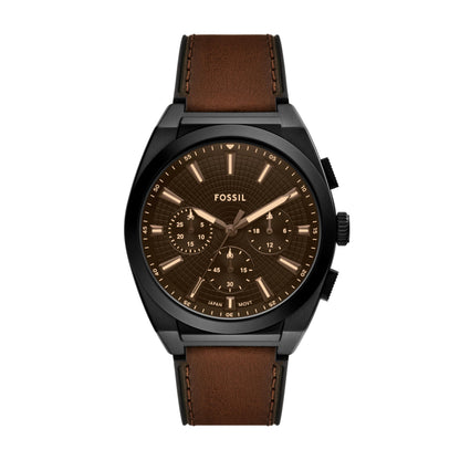 HOTFossil Men's Everett Quartz Stainless Steel Watch, Three-Hand Watch for Men