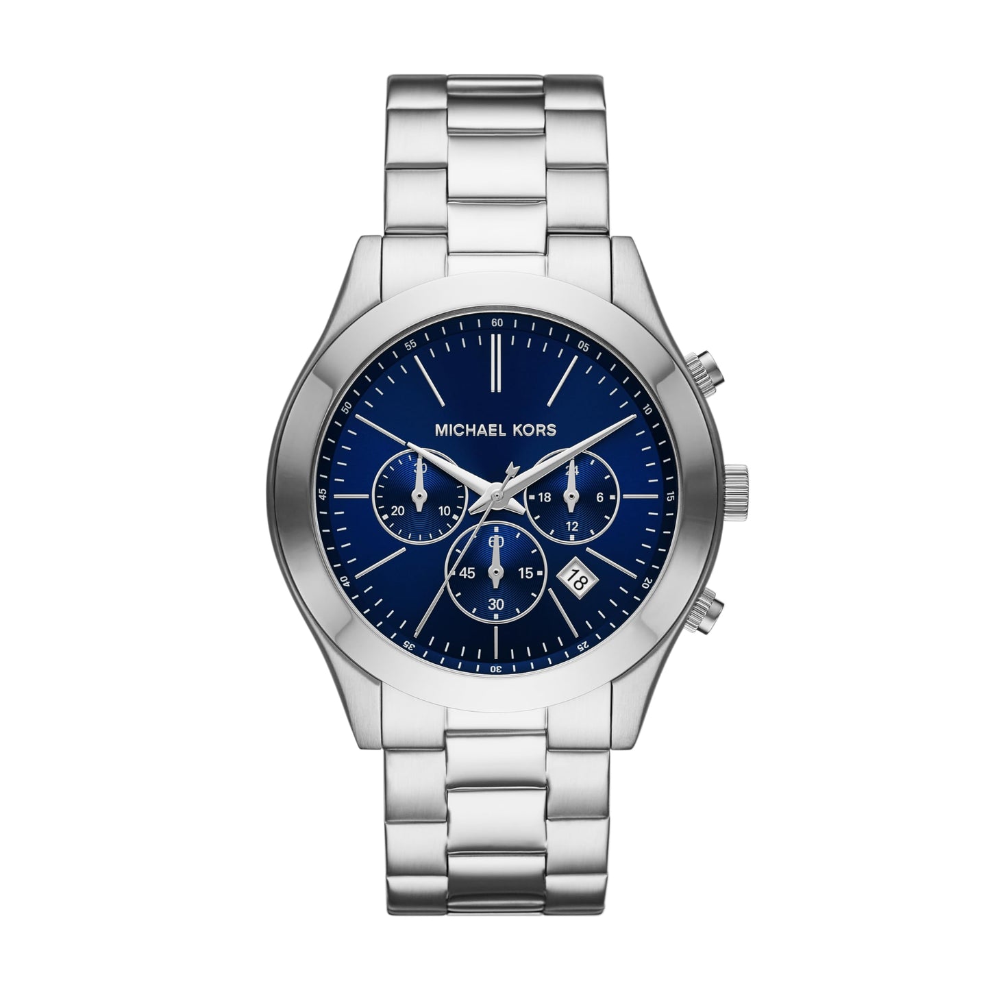 HOTMichael Kors Oversized Slim Runway Men's Watch, Stainless Steel Watch for Men