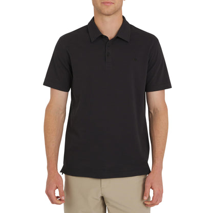 HOTQuiksilver Men's Regular Fit Premium Soft Short Sleeve Oxford Polo Shirt