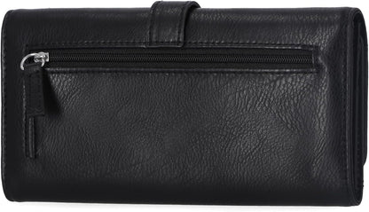 HOTMundi File Master Womens RFID Blocking Wallet Clutch Organizer With Change Pocket