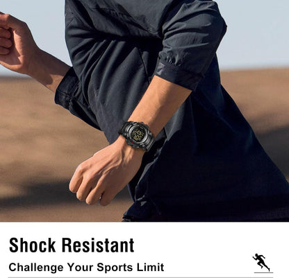HOTMen's Digital Watch Sports Outdoor Waterproof Watches for Men with LED Backlight Alarm Stopwatch Mens Watches Digital Chronograph Military Date