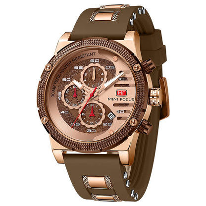 HOTAIMES Mens Watches for Men Casual Chronograph Waterproof Sport Military Watch Analog Quartz Movement Stylish Luxury Dress Wrist Watch Elegant Gift Watch for Men