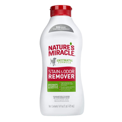 HOTNature’s Miracle Stain and Odor Remover Dog, 32 Ounces, Everyday Mess Enzymatic Odor Control Formula