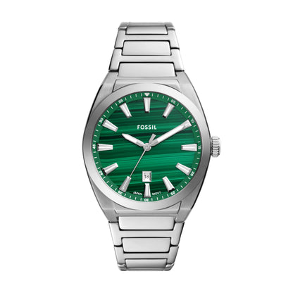 HOTFossil Men's Everett Quartz Stainless Steel Watch, Three-Hand Watch for Men