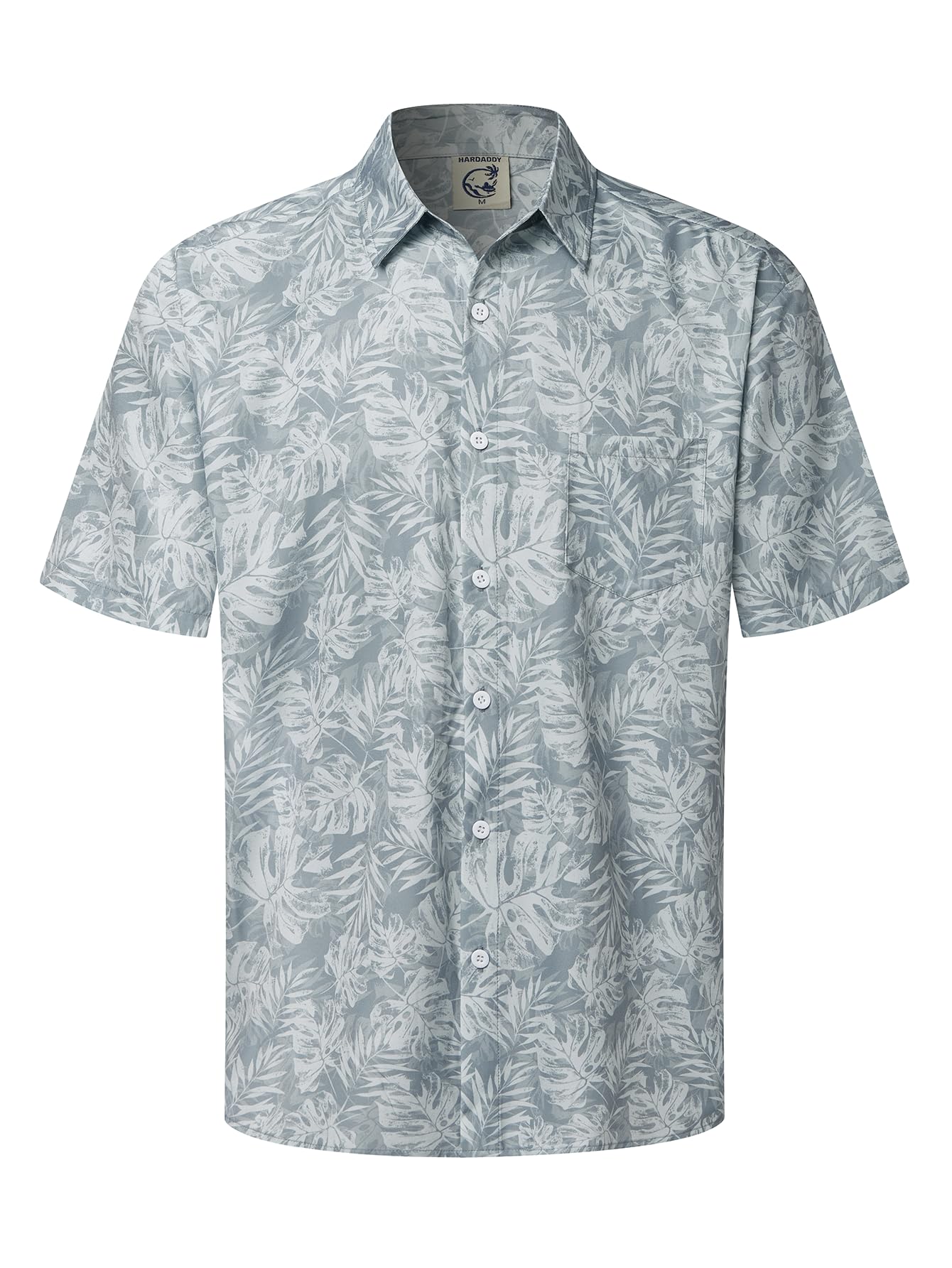 HOTHardaddy Men's Hawaiian Shirt Short Sleeves Printed Button Down Summer Beach Casual Shirts