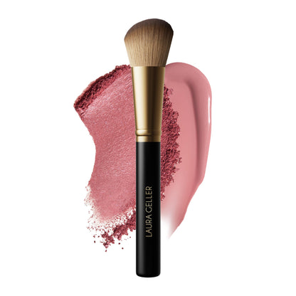 HOTLAURA GELLER NEW YORK Cosmetic Professional Makeup Brushes - Cruelty-Free 02 Retractable Angled Kabuki Brush