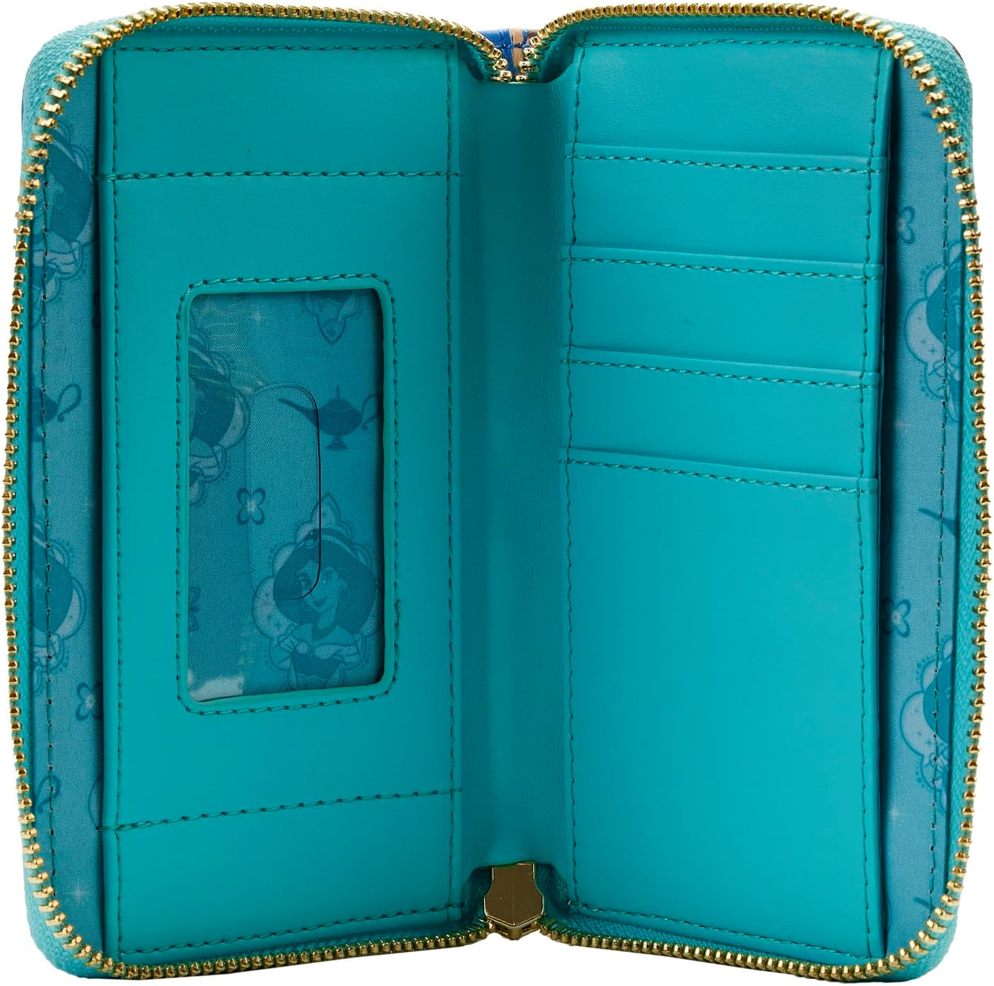 HOTLoungefly DISNEY JASMINE PRINCESS SERIES ZIP AROUND WALLET