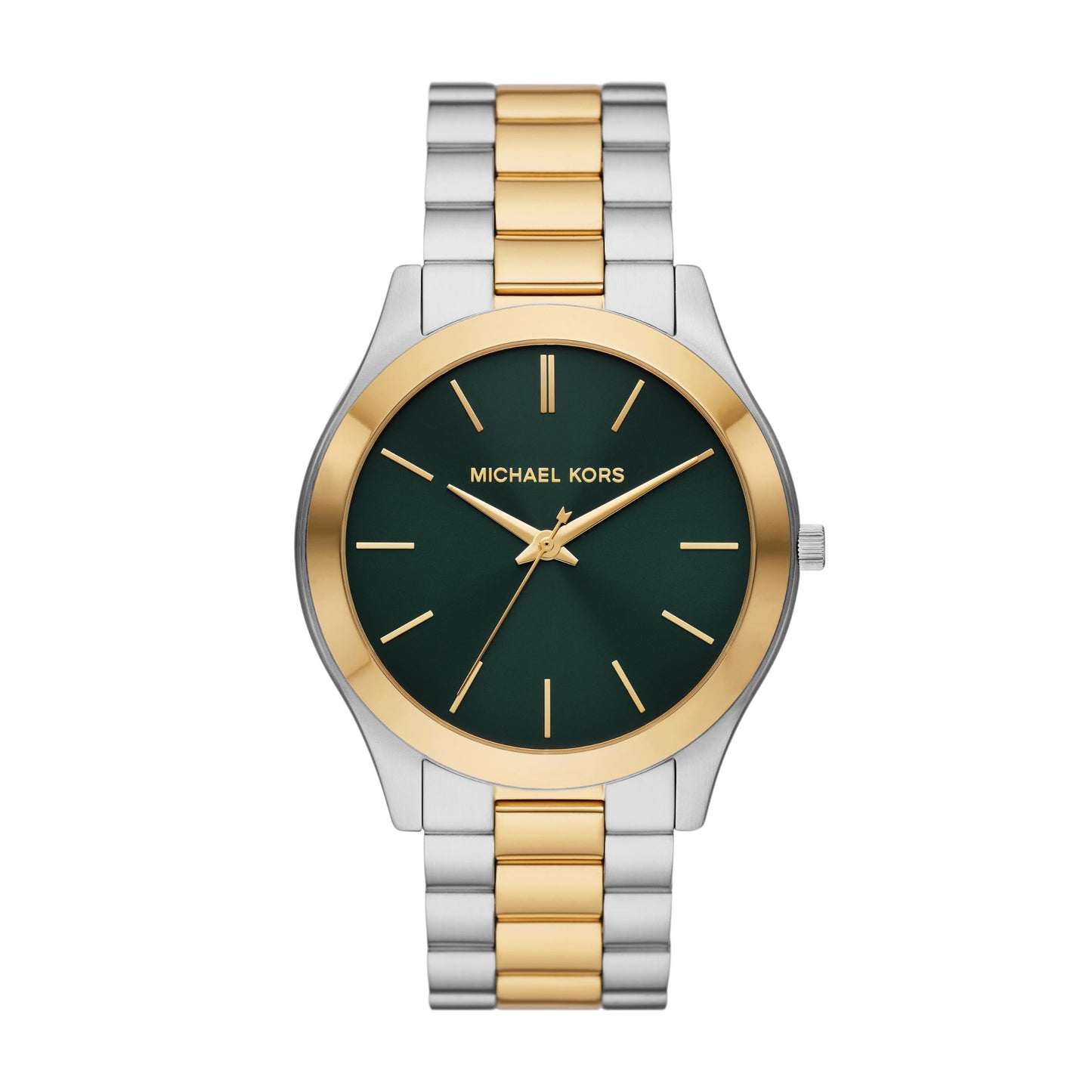HOTMichael Kors Oversized Slim Runway Men's Watch, Stainless Steel Watch for Men