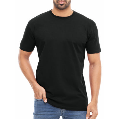 HOTMens T-Shirts Multipack 100% Cotton Crew Neck Shirt Short Sleeve Regular Shirts for Man Plain Men's Tee Gifts Packs